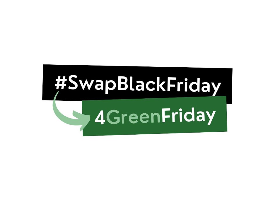 Swap Black Friday for Green Friday logo image