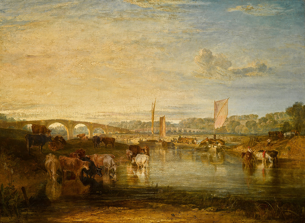 Turner's Walton Bridges oil painting